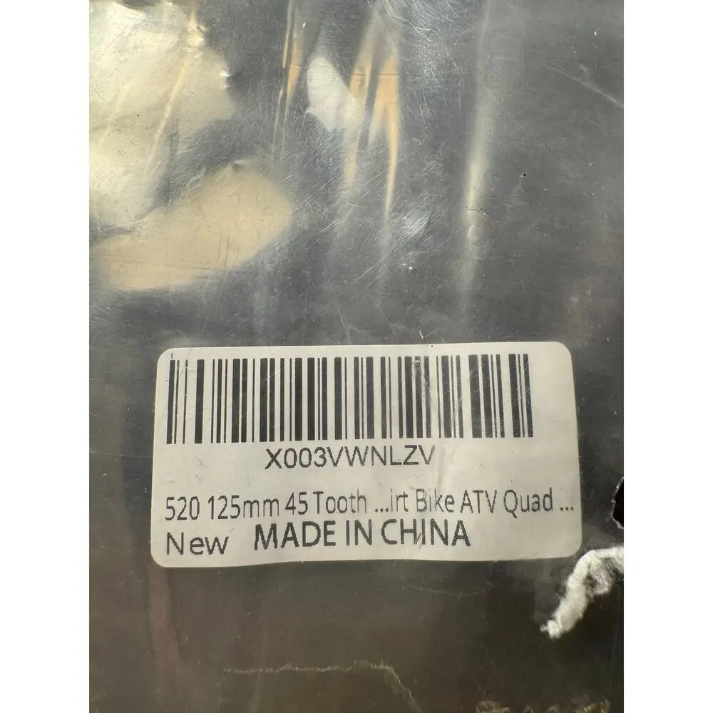 X003VWNLZV 45-Tooth Motorcycle Chain Sprocket for a 520-Pitch